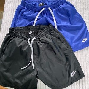 Large Nike running shorts